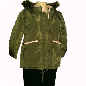 Faux Fur Hooded Anorak Jacket💥💥SALE💥💥